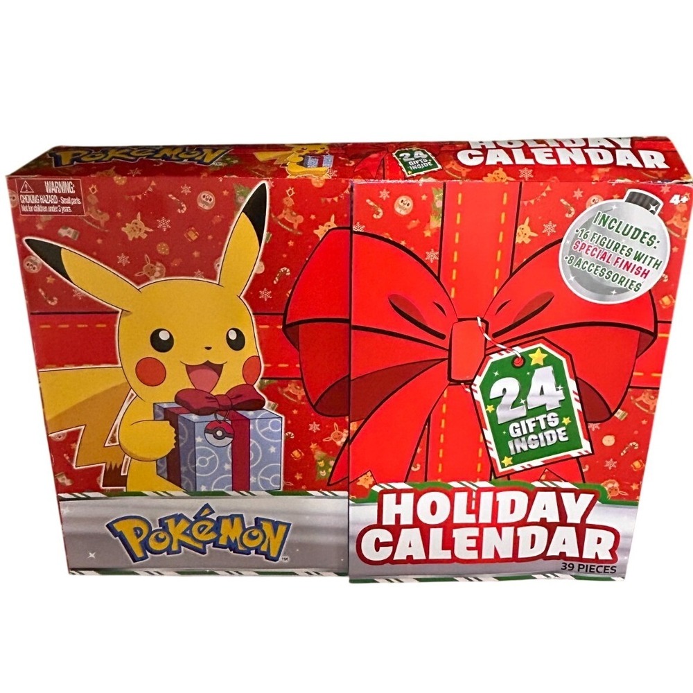 Pokémon Holiday Advent Calendar Figures & Accessories NEW - no seal - see box
